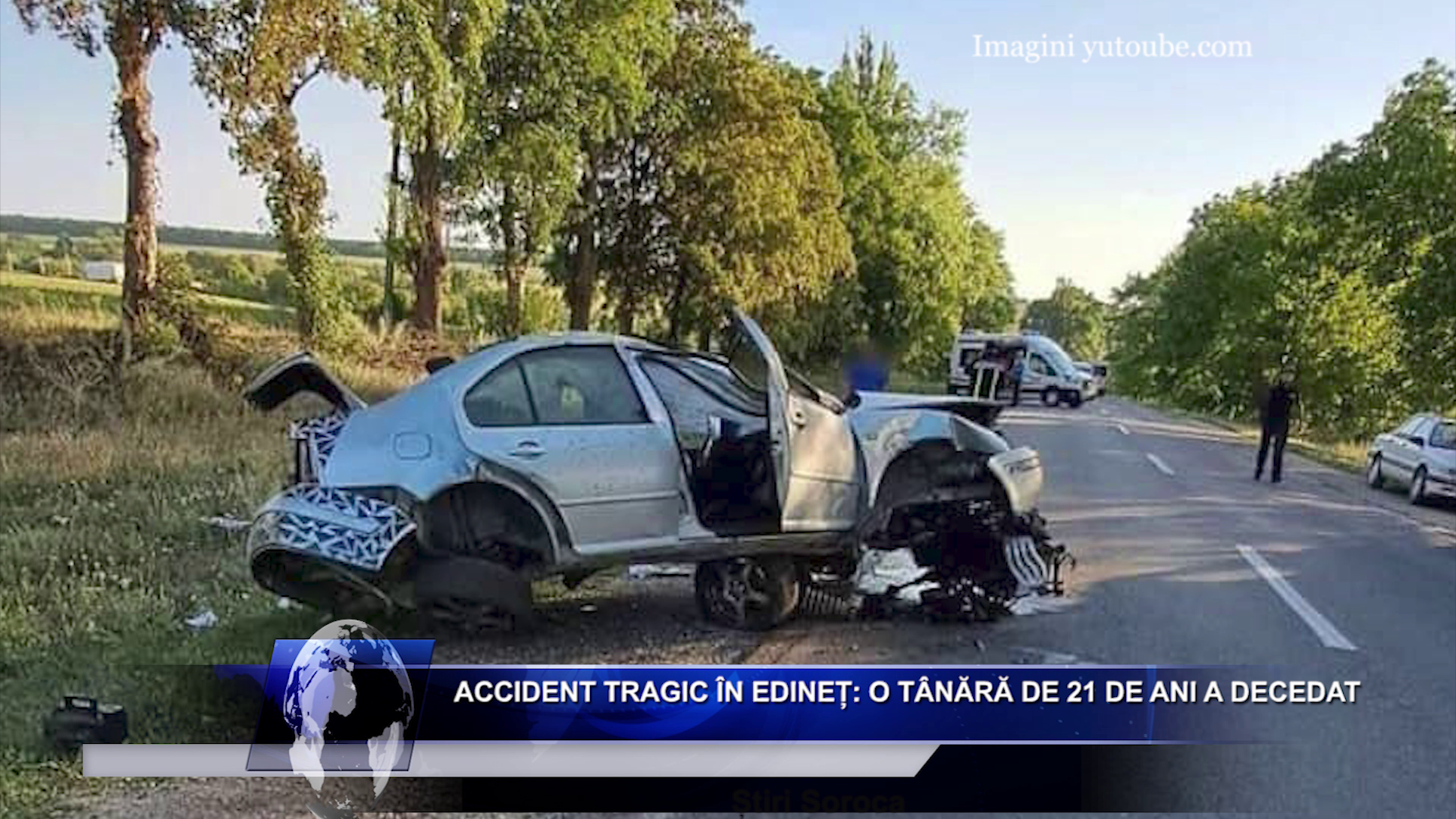 Accident tragic în Edineț: O tânără de 21 de ani a decedat, iar un tânăr de 22 de ani se află în stare gravă