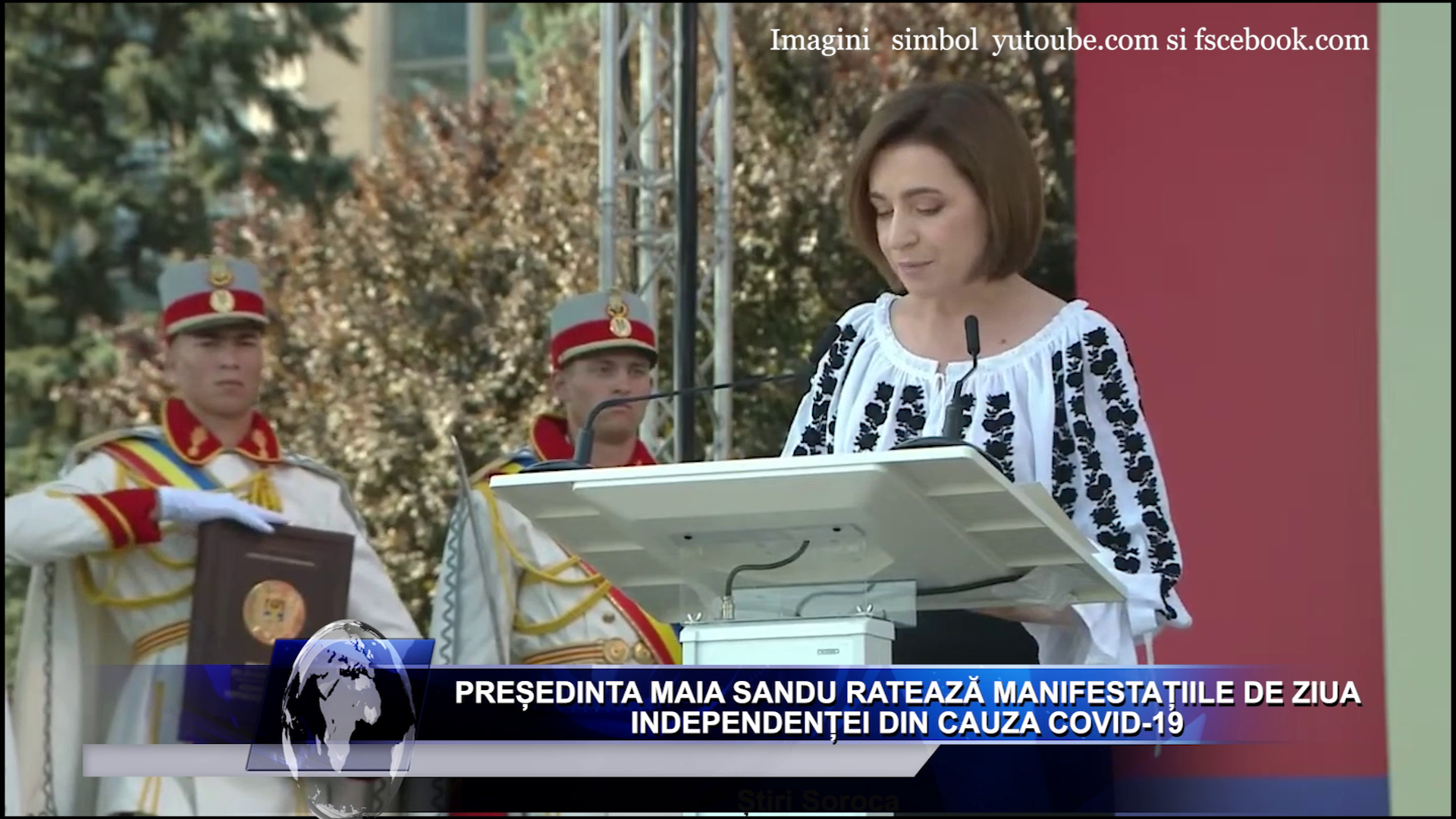 Președinta Maia Sandu nu va participa la manifestațiile de Ziua Independenței din cauza COVID-19