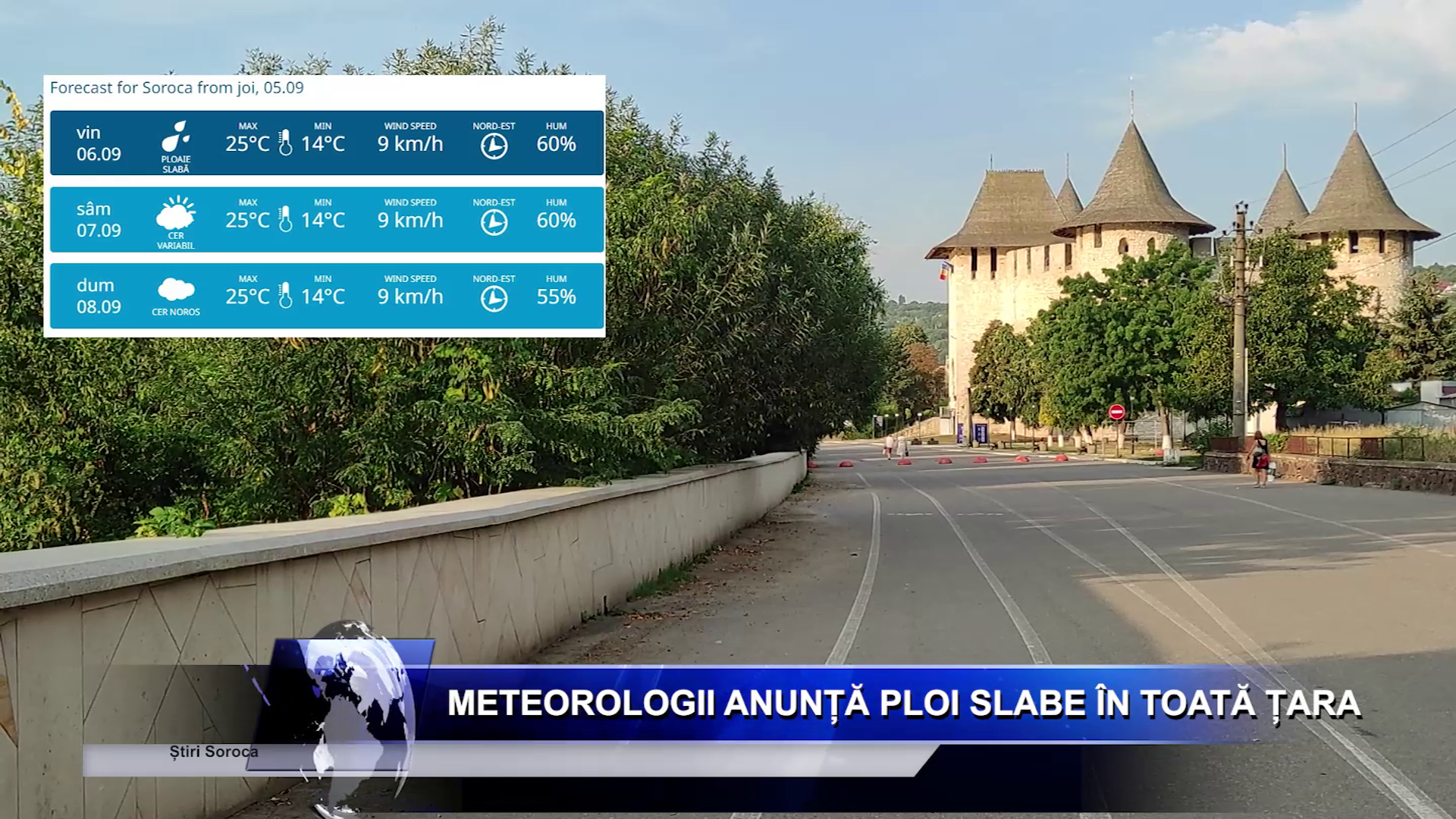 Meteorologii anunță ploi slabe în toată țara