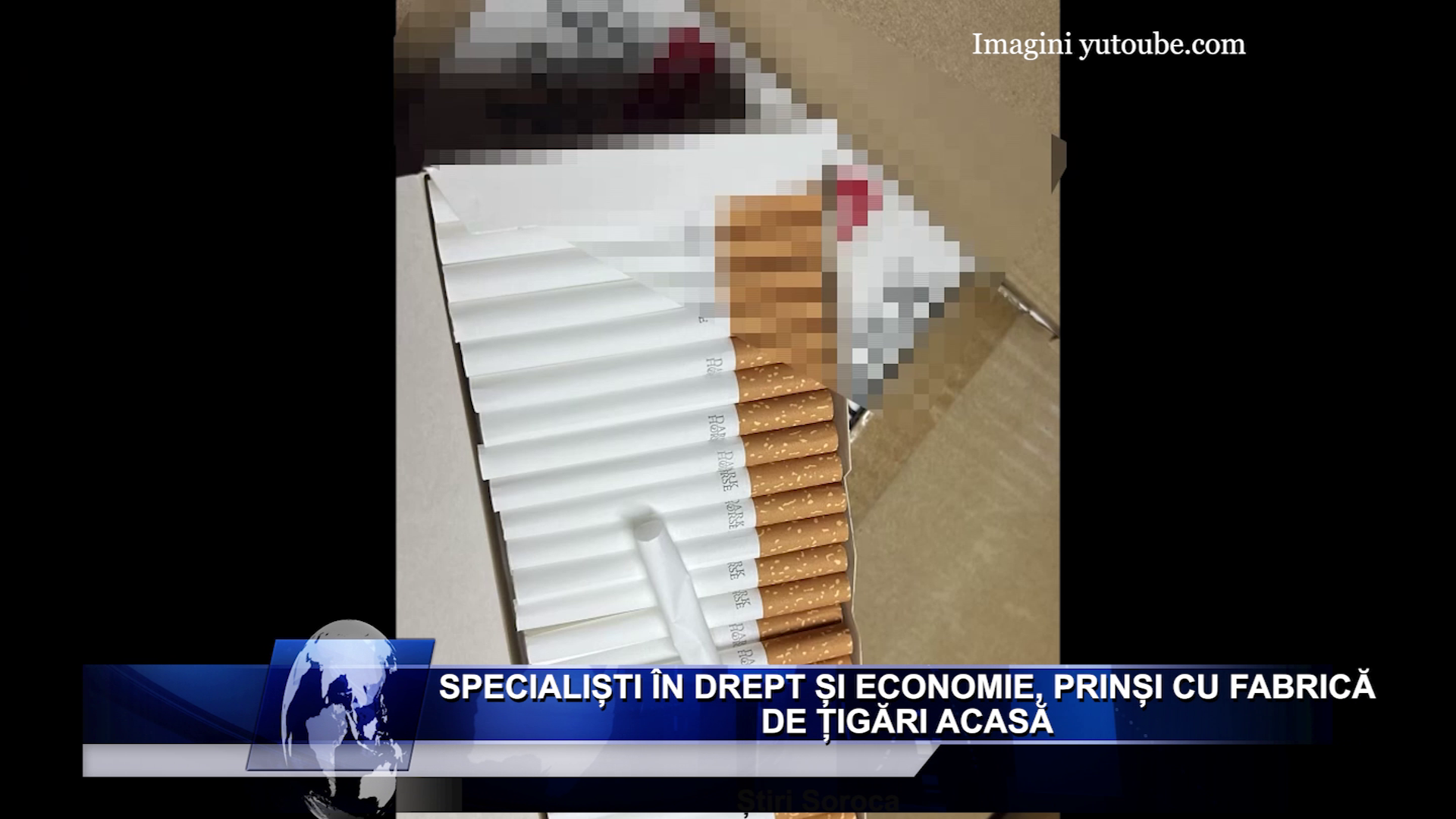 Specialiști în drept și economie, prinși cu fabrică de țigări acasă