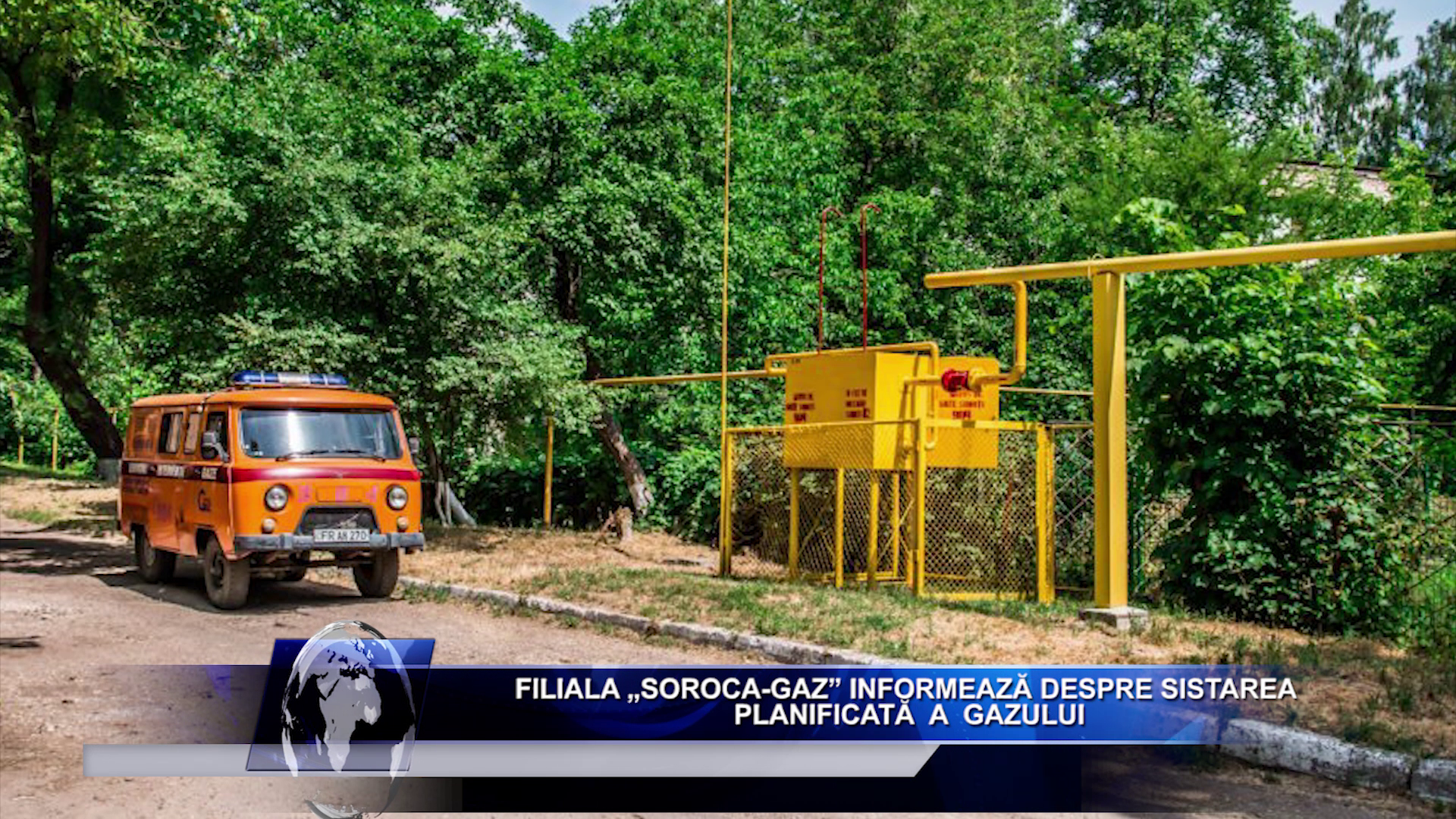 Filiala „Soroca-gaz” informează despre sistarea planificată a gazului