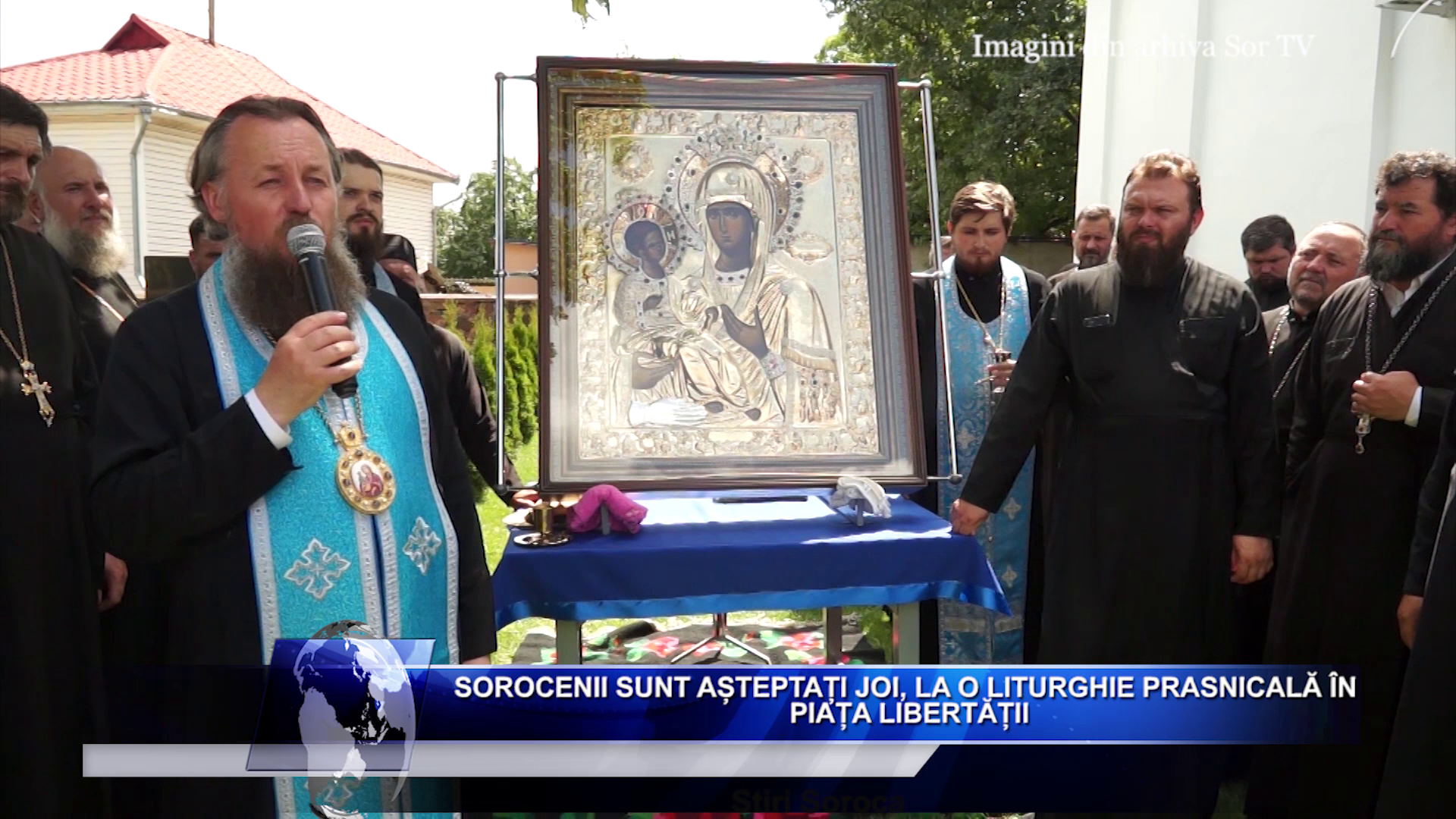 Sorocenii sunt așteptați joi, la  Liturghie prasnicală în Piața Libertății