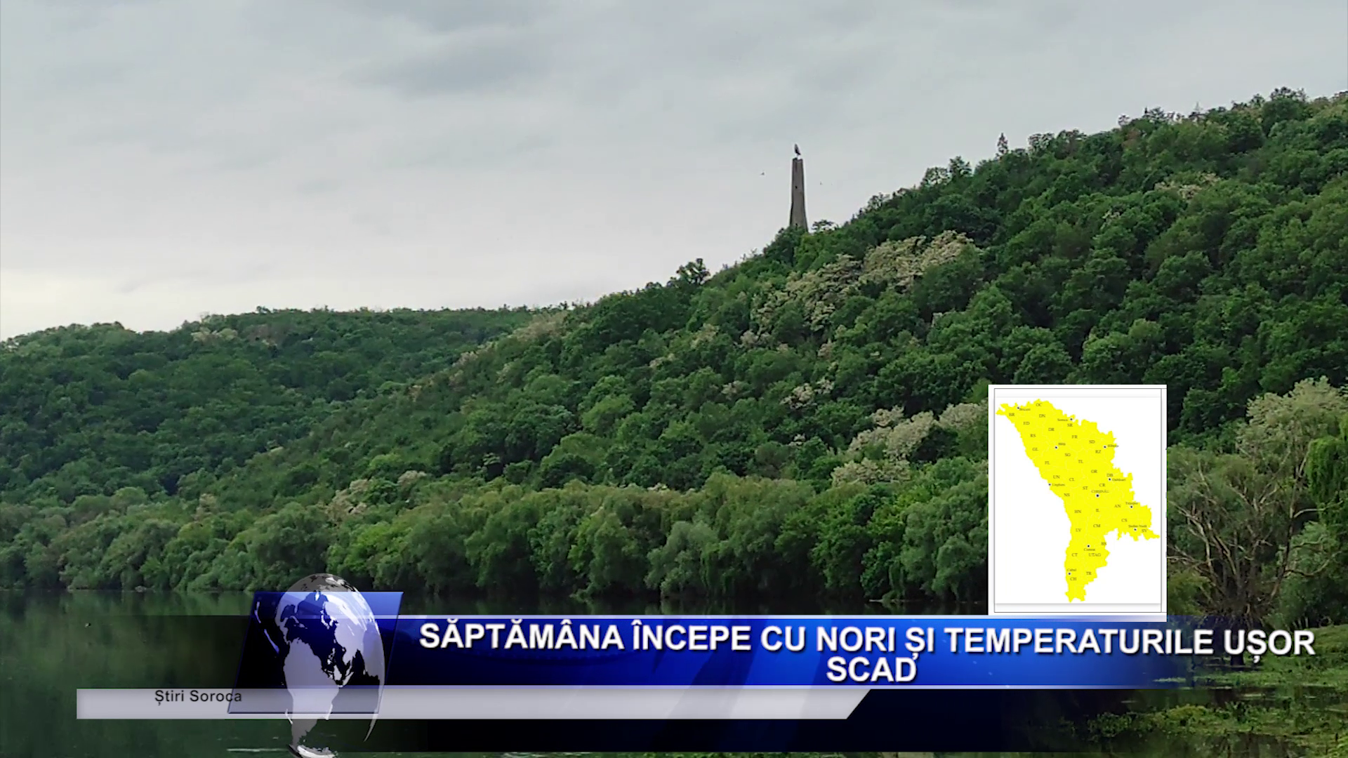 Săptămâna începe cu nori și temperaturile ușor scad