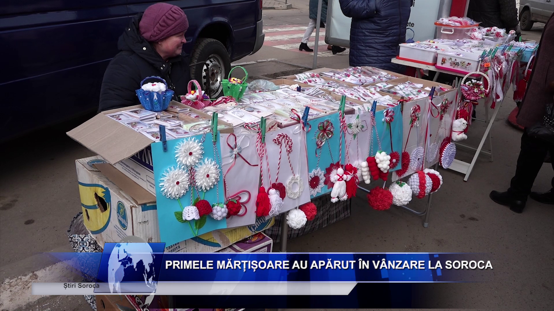 Primele mărțișoare au apărut în vânzare la Soroca