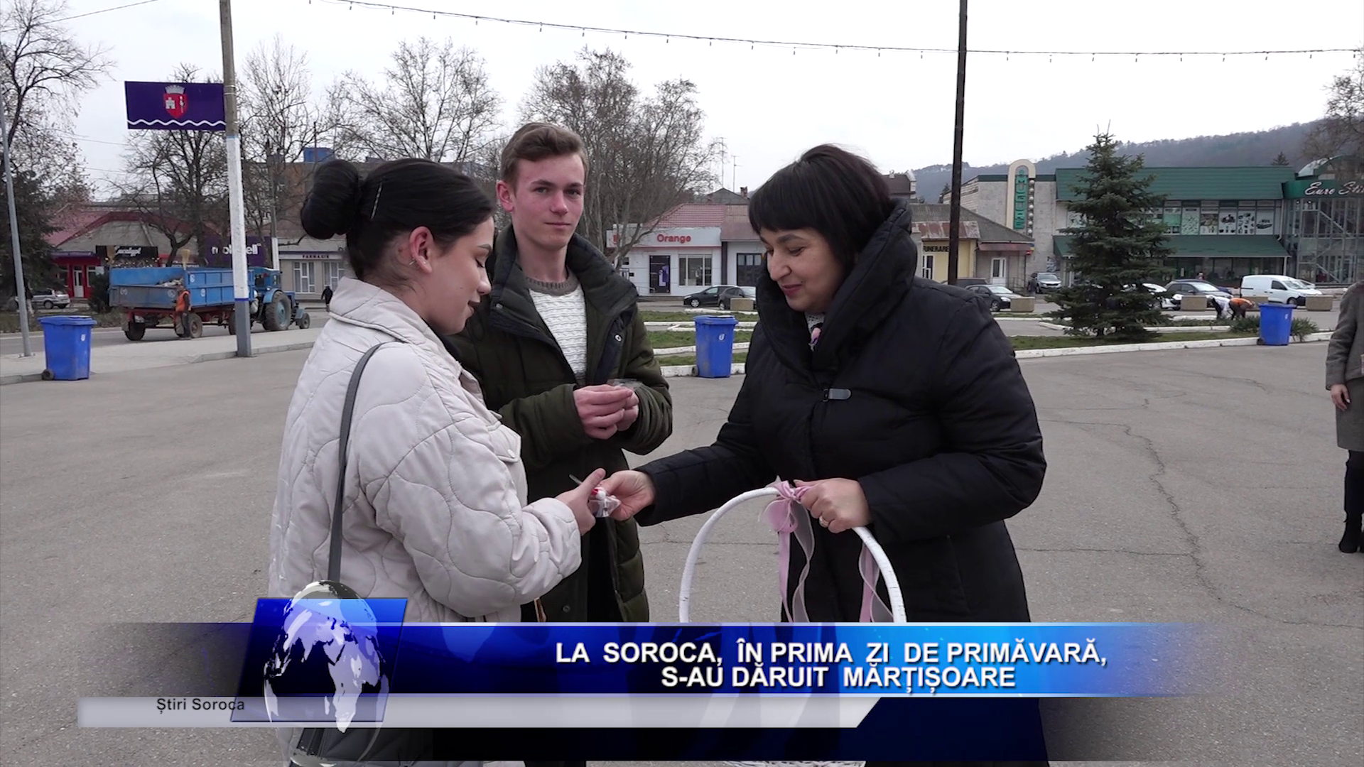 În prima zi de primăvară la Soroca s-au dăruit mărțișoare