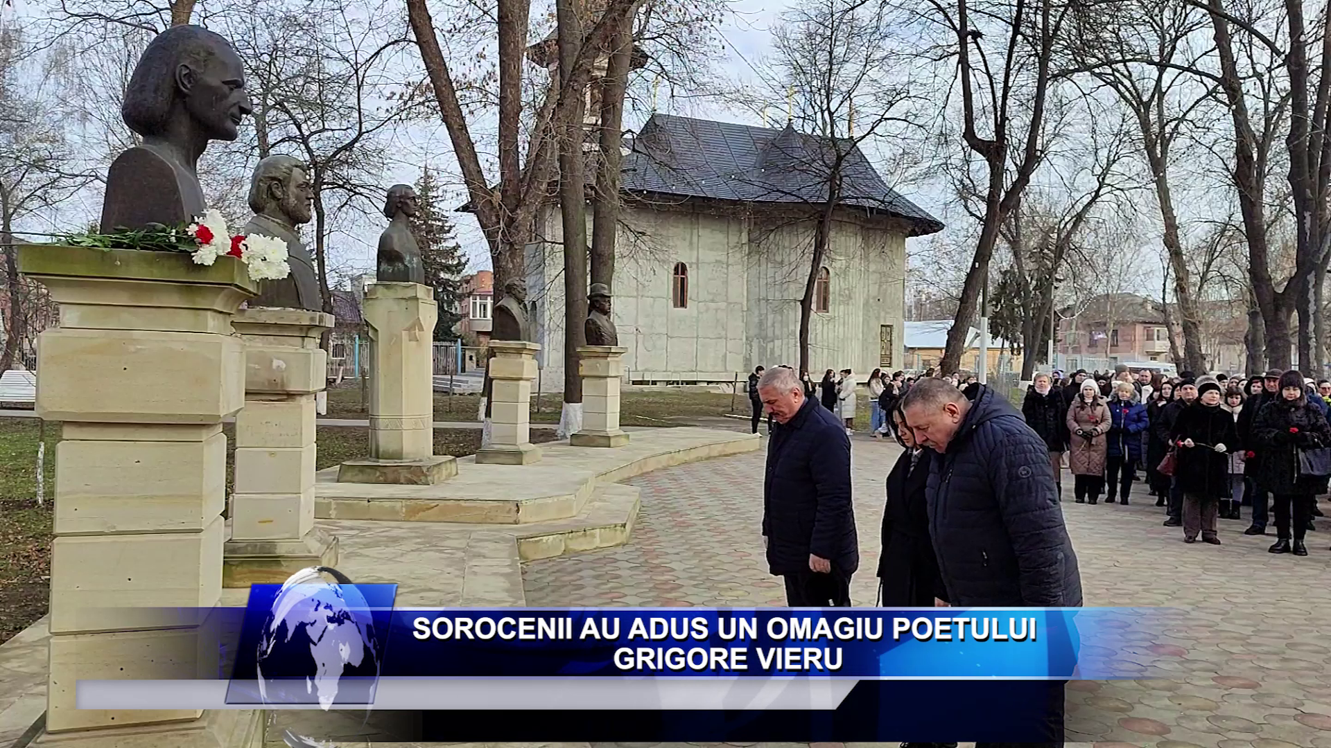 Sorocenii au adus un omagiu poetului Grigore Vieru