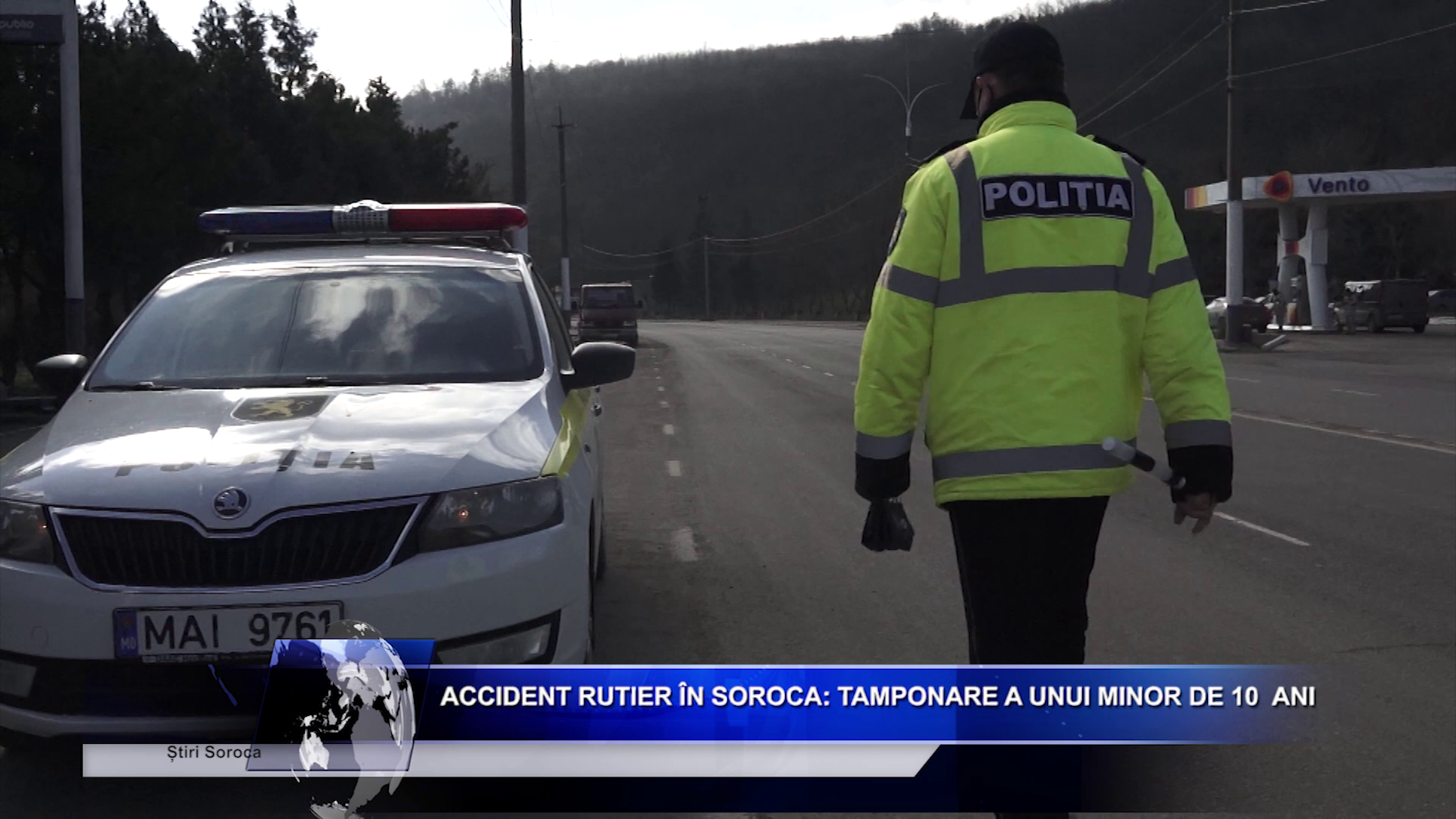 Accident rutier în Soroca: Tamponare a unui minor de 10 ani
