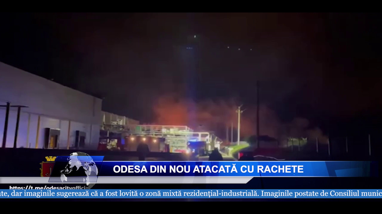 Odesa din nou a fost atacată cu rachete