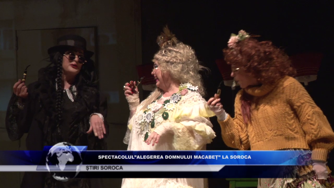 Spectacolul ”Alegerea Domnului Macabeț”  la Soroca