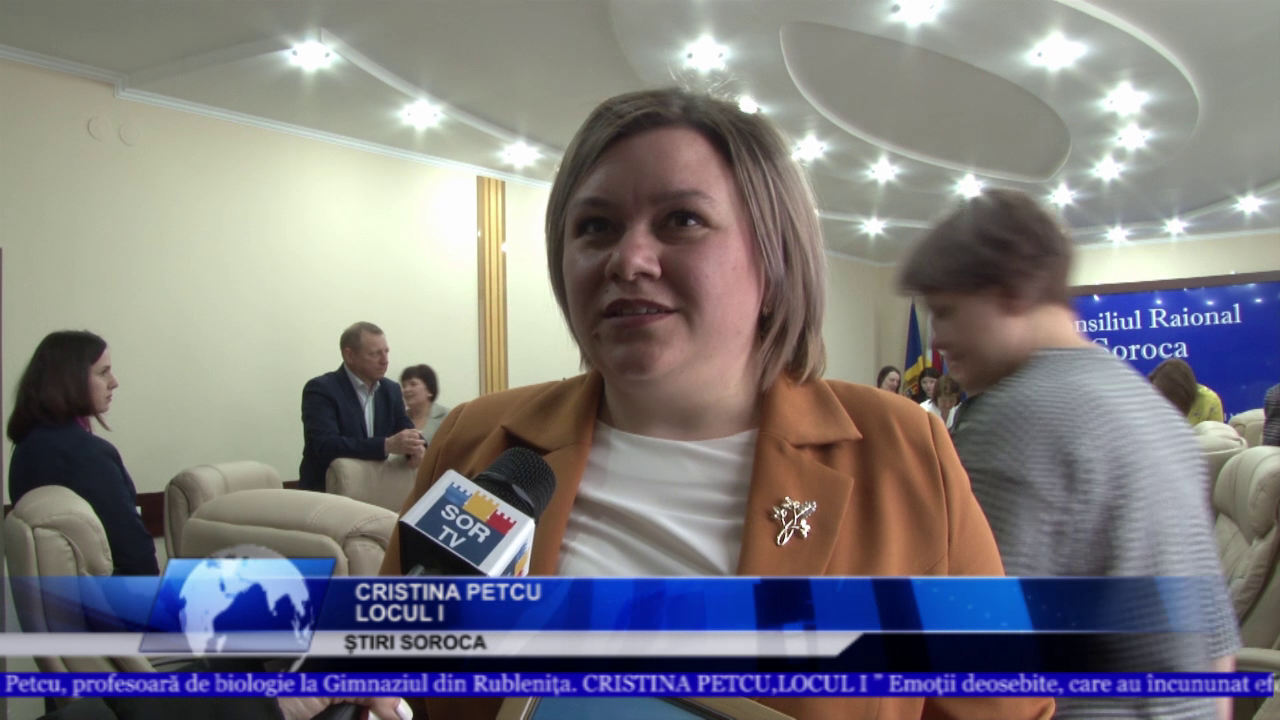 Pedagogii din Soroca astăzi au fost premiați