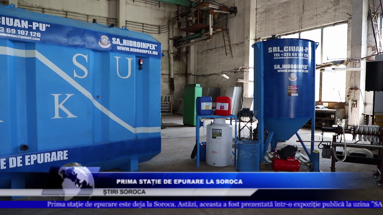 PRIMA STAȚIE DE EPURARE LA SOROCA