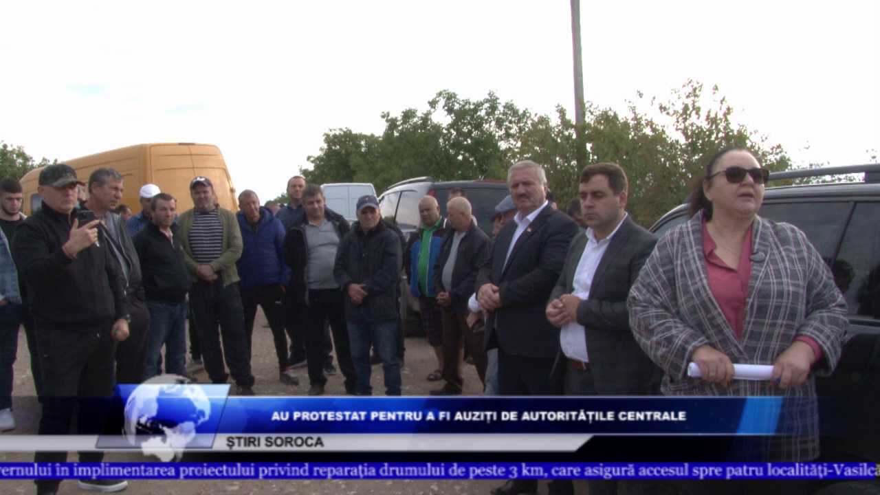 Au protestat pentru a fi auziți de autoritățile centrale