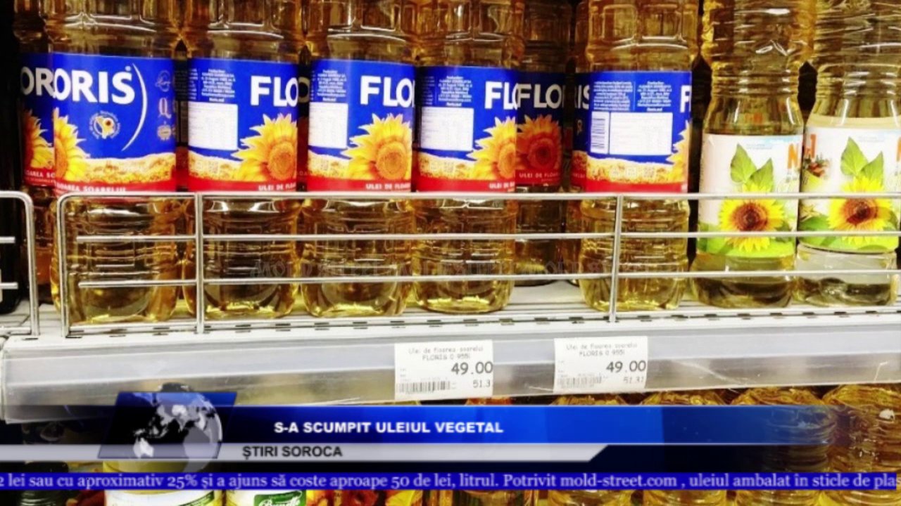 Se scumpește în galop și uleiul vegetal