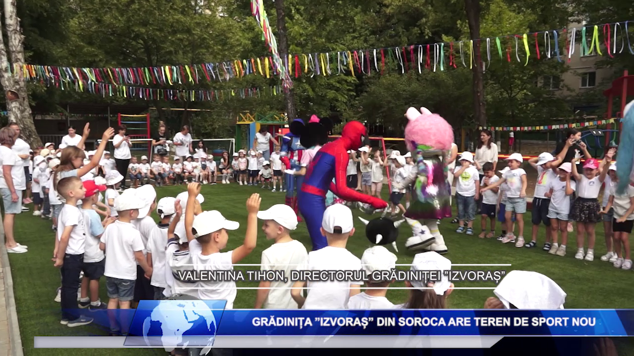 Grădinița ”Izvoraș” din Soroca are teren de sport nou