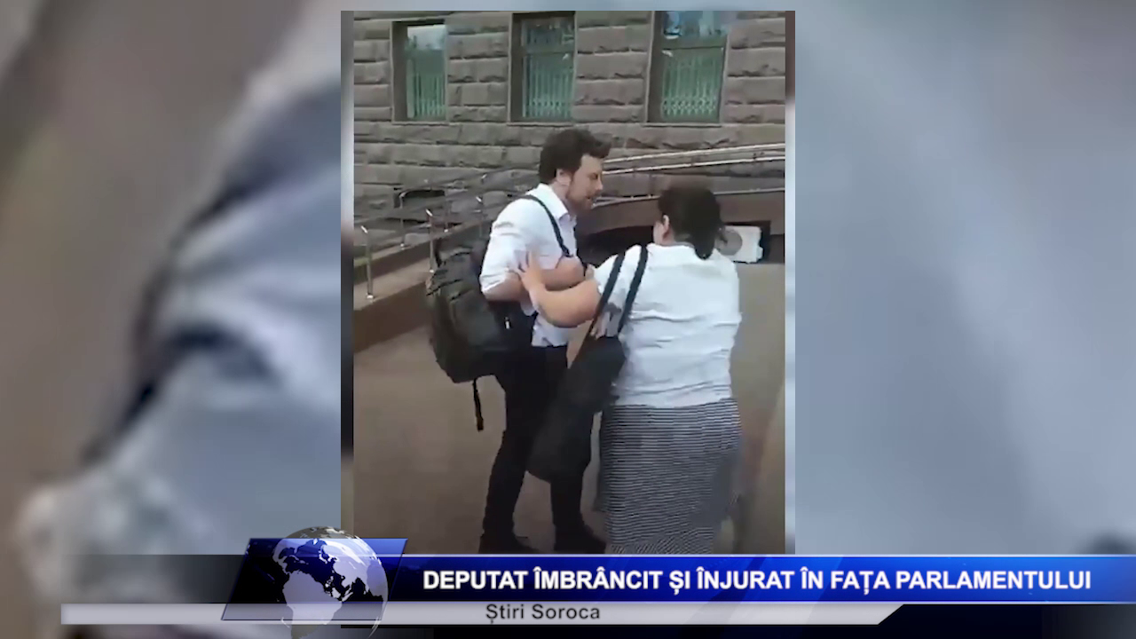 Deputat îmbrâncit și înjurat în fața Parlamentului