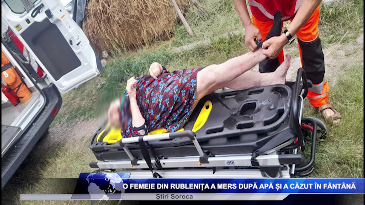 O femeie din Rublenița a mers după apă și a căzut în fântână