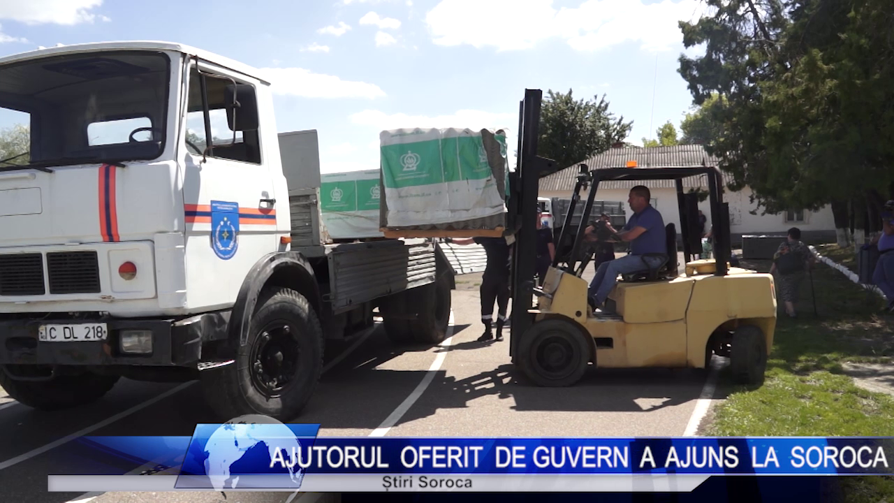 Ajutorul oferit de guvern  a ajuns la Soroca
