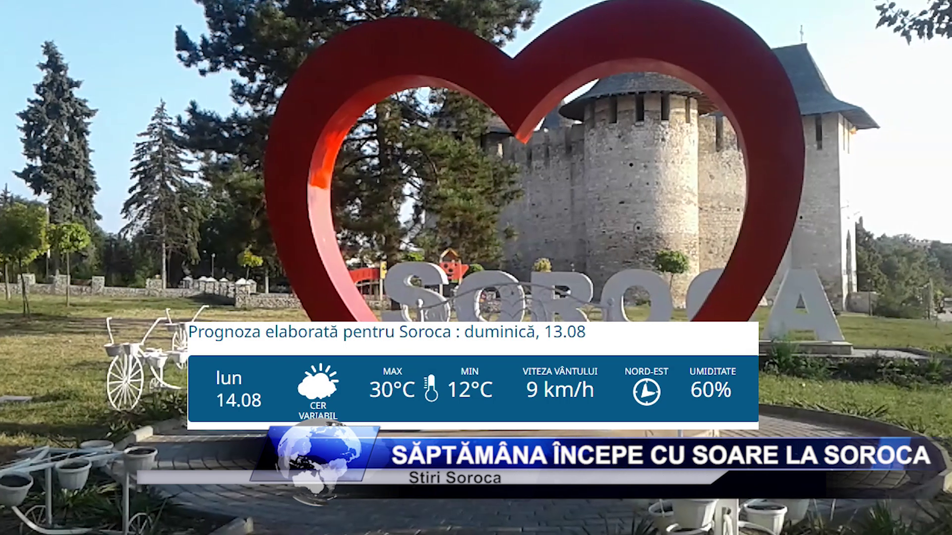 Săptămâna începe cu soare la Soroca