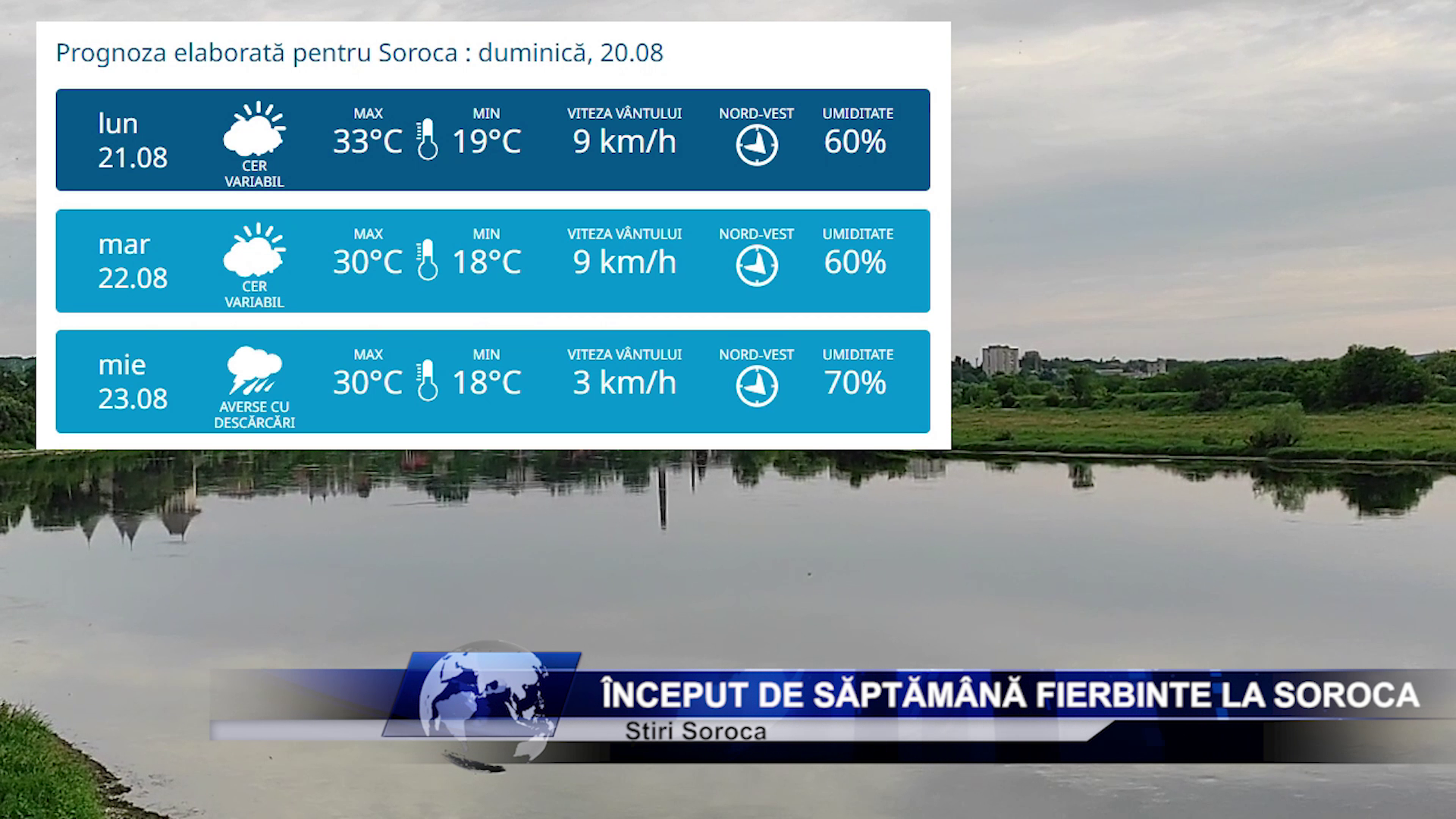 Început de săptămână fierbinte la Soroca