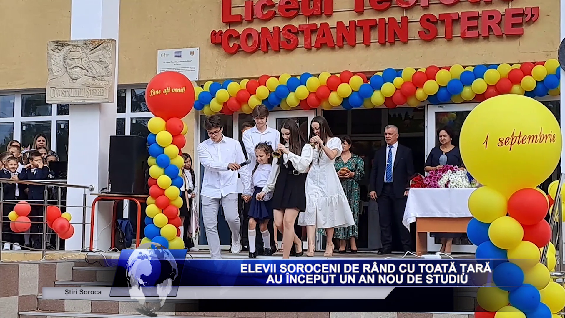 Elevii soroceni de rând cu toată țară au început un an nou de studiu