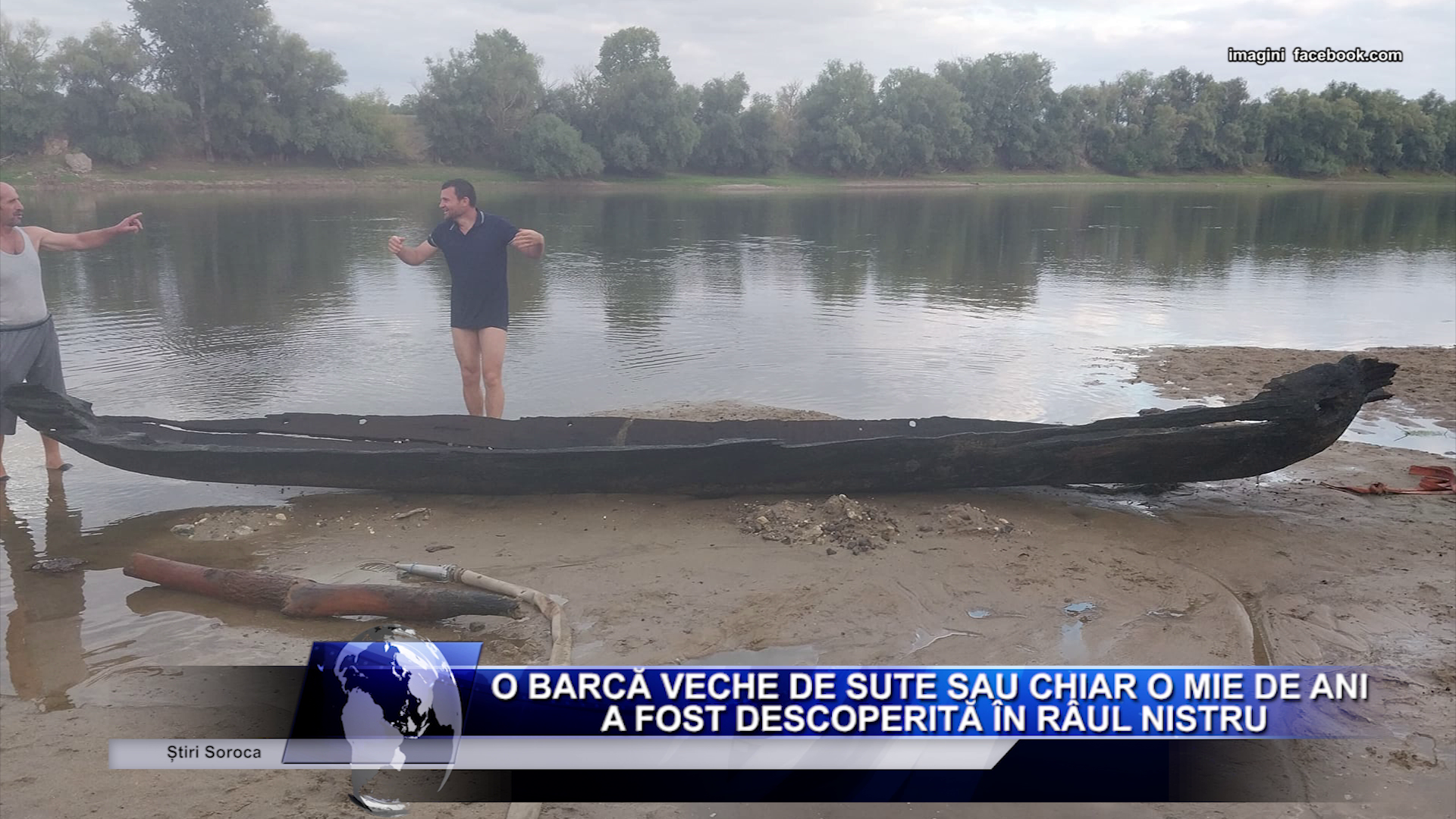 O barcă veche de sute sau chiar o mie de ani a fost descoperită în râul Nistru