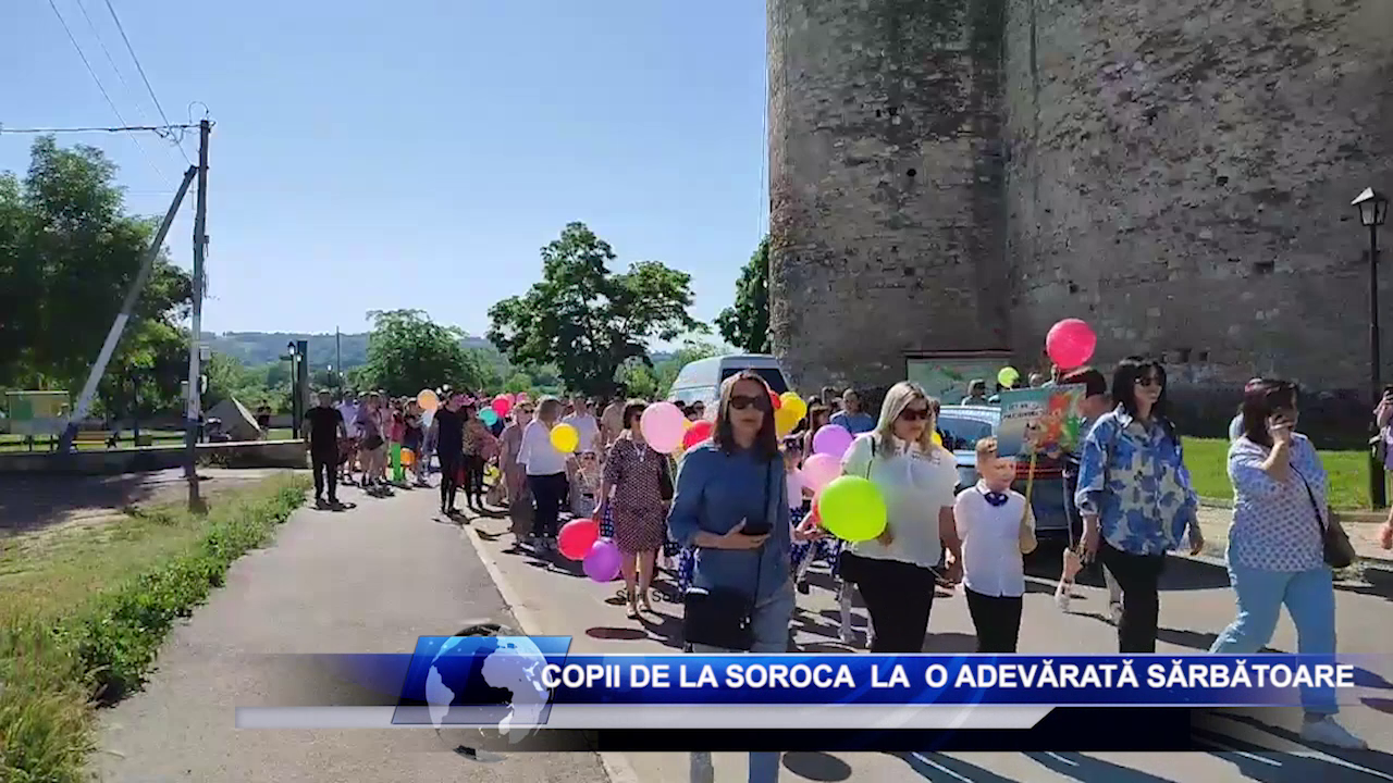 Copiii de la Soroca au avut o adevărată sărbătoare, de ziua lor!