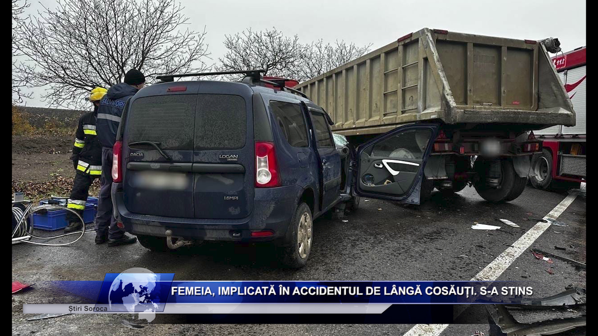 Femeia, implicată în accidentul de lângă Cosăuți, s-a sins