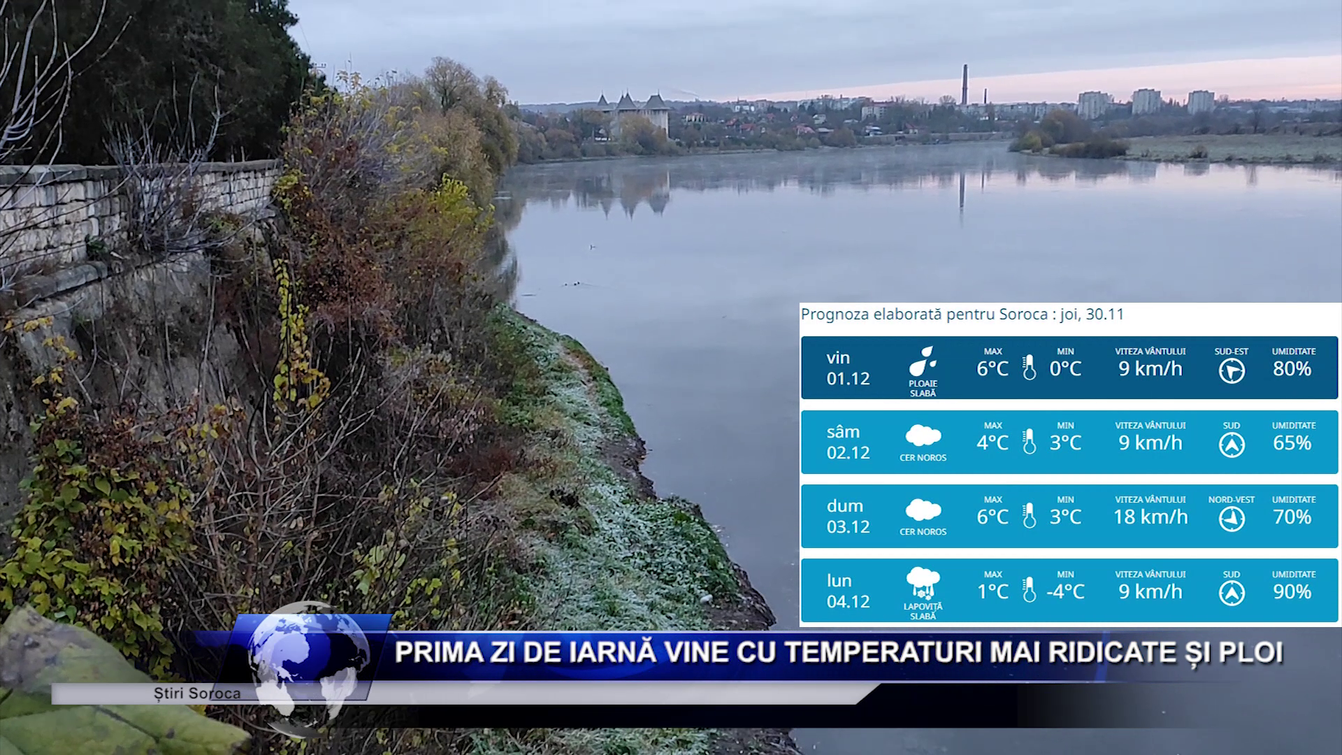 Prima zi de iarnă vine cu temperaturi mai ridicate și ploi
