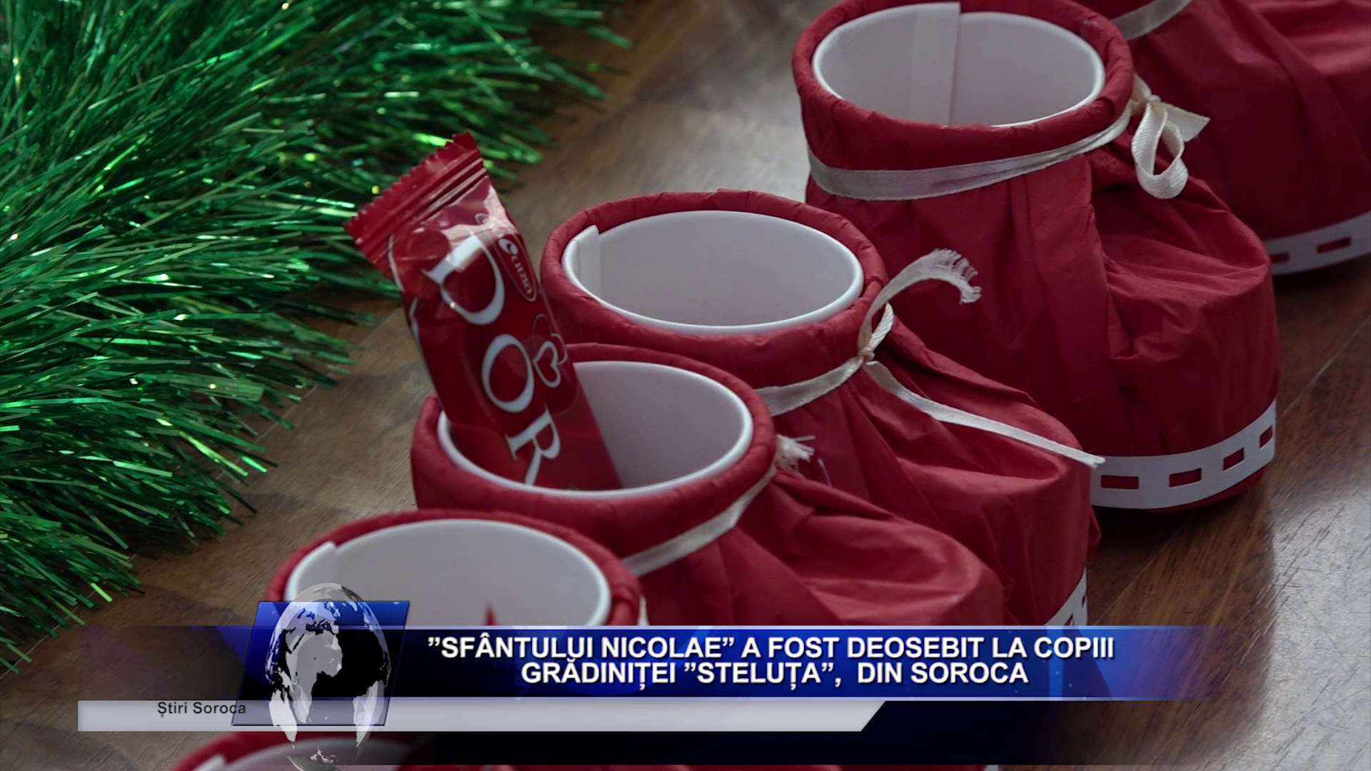 ”Sfântului Nicolae” a fost deosebit la copiii grădiniței ”Steluța”,  din Soroca