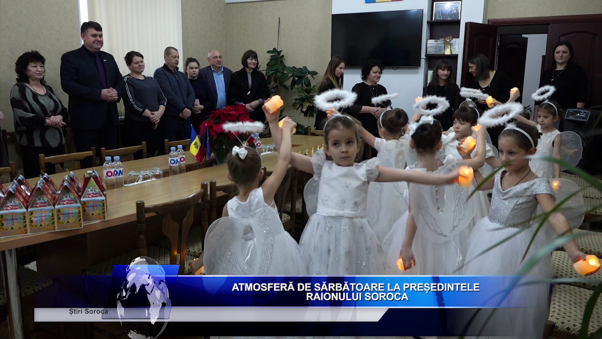 Atmosferă de sărbătoare la președintele raionului Soroca